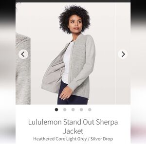 Lululemon Sherpa Zip Sweater